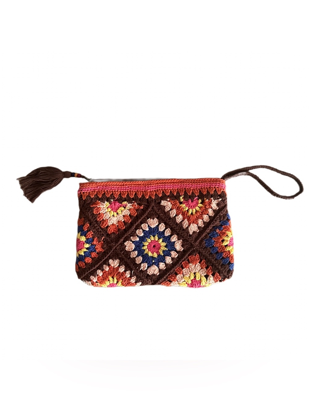 Macchia Di Ruggine Crochet Wristlet/Bag